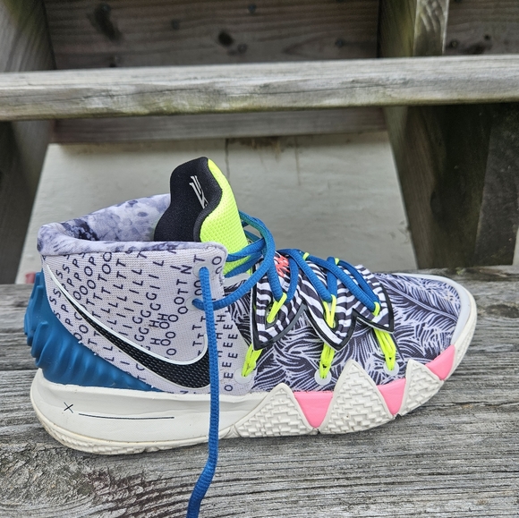 Nike Kybrid S2 Men's 8.5 CQ9323-002 " What The Neon" Kyrie Irving - Picture 7 of 14